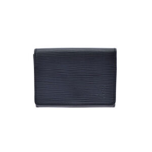 Louis Vuitton Epi Envelope Carte Wallet Noir Black Business Wallet